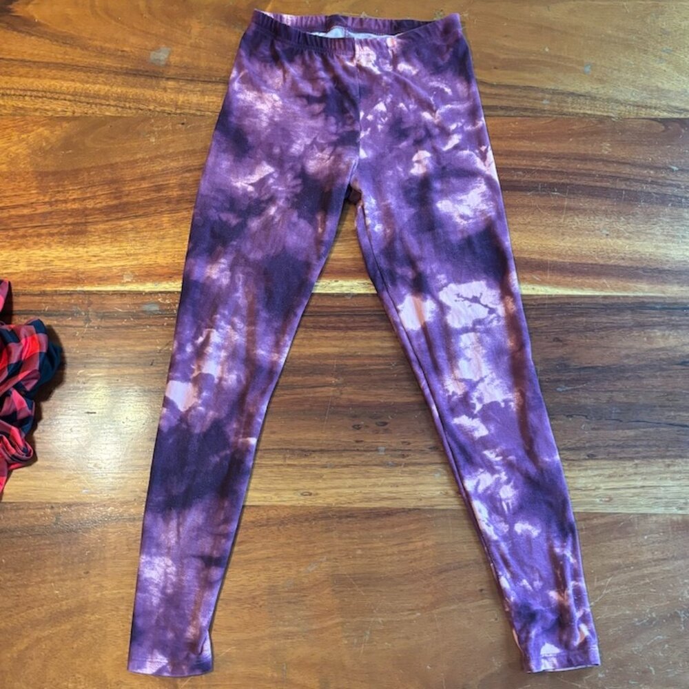 Just Be Tie-Dye Leggings - Purple - M
